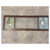 3 Panel Frame w/ 2 panels of hunting pictures