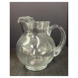 Clear Glass Pitcher w/ Ice Lip