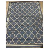 Safavieh 5x7 blue/beige indoor/outdoor rug