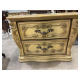 French style 2 drawer night stand