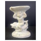 Vintage Boy Porpoise Dolphin Ceramic Soap Dish