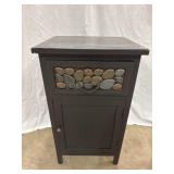 One Drawer Side Table w/ Storage Compartment