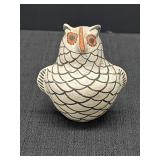 4.5" Native American Zuni Pottery Owl