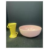 Pottery Bowl & Vase