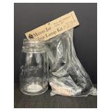 Mason Jar & Pendant Lamp Kit