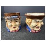 Victoria Ceramics Small Toby Mugs