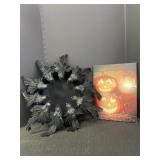 Crow Wreath & Halloween Pumpkins Jigsaw Puzzle