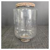 VTG Glass Jar w/ Metal Lid for Coffee Grinder