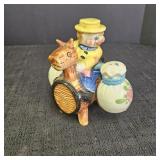 Thames Clown on Barrel Horse Salt & Pepper Shaker