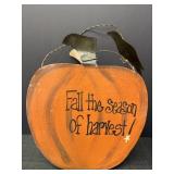 Metal Pumpkin Hanging Fall Decor