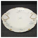 Vtg. Haviland Limoges Floral Serving Plate