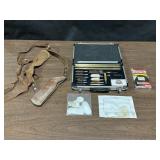 BIANCHI leather holster #17, Gun Cleaning Kit