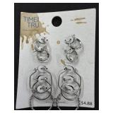 Time & True Hypoallergenic Hoop Earrings