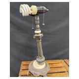 Antique Style Metal Table Lamp Base