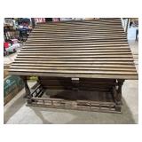 Large Wood Log Cabin Doll House