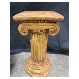Plaster French Style Pedestal Plant Stand
