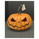 7.5" orange flicker flame jack-o