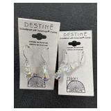 Destine Swarovski Dangly Earrings