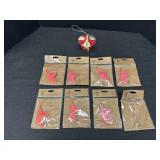 8- 3.5" Star Hanging Ornaments