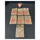 7- 3.5" Star Hanging Ornaments
