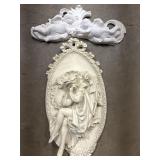 (2) Plaster Like Wall Plaques