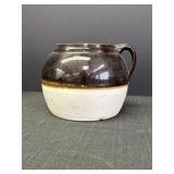 Two tone 3qt. bean crock