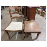 Side chair & end table