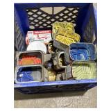 Misc wire connectors in Dixie Dairy crate