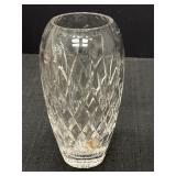 8" Crystal Vase Diamond Pattern