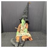 Green Witch Shelf Sitter