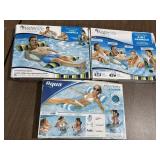 3 pool loungers/4-in-1 hammocks, new