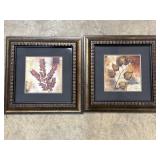 (2) Framed Wall Art