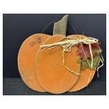 Wooden Hanging Pumpkin Decor