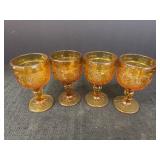 Indiana Glass Cordial Wine Goblets
