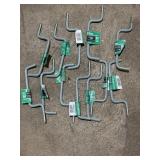 12 new screw in ladder hooks