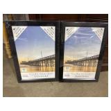 (2) 12in x 18in Frames