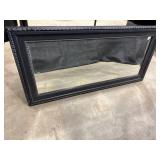 Framed Rectangle Beveled Wall Mirror