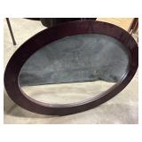 Oval Wall Hanging Mirror