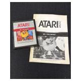 Atari 2600 Ms. PAC-Man game cartridge & manual