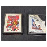 2 Atari game cartridges, Mario Bros. 7800 &