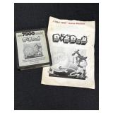 Atari 7800 Dig Dug video game cartridge & manual