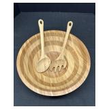 14" Bamboo Salad Bowl
