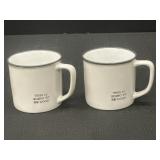 2 Santa Barbara Mugs- This is going to be good