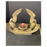 Vtg. Brass Eagle Table Lamp - no shade