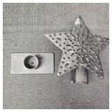 Punched Tin Star Tree Topper & Base