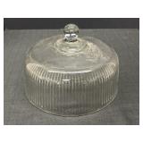 10" Glass Cake Pan Lid
