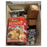 Tin, candle Holders, napkin holder, can jar