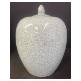 Crystalline White Ginger Jar