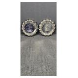 (2) Silverplated Ashtrays