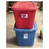 Sterilite 18 gal & Rubbermaid 21 gal Totes